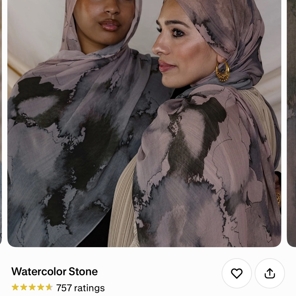 VELA Watercolor Stone Hijab